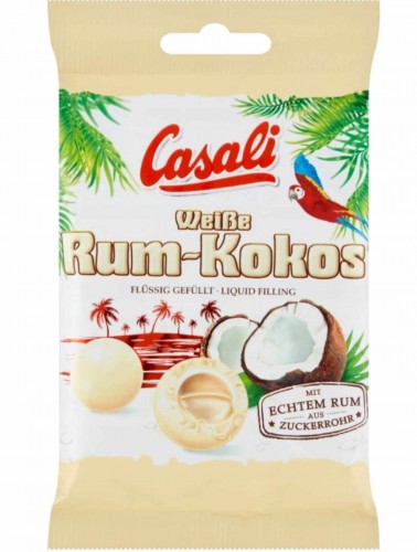 CASALI-RUM KOKOS W BIAŁEJ CZEKOLADZIE 100G