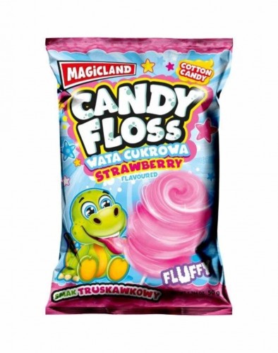 CANDY FLOSS WATA CUKROWA TRUSKAWKOWA 50G