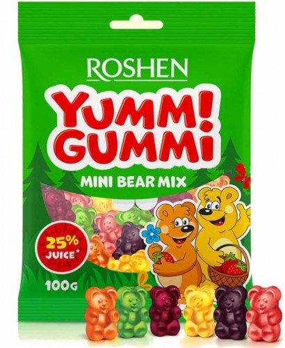 ROSHEN -ŻELKI YUMMI GUMMI MISIE 70G