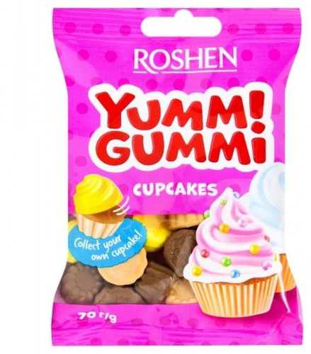 ROSHEN -ŻELKI YUMMI GUMMI MUFINKI 70G