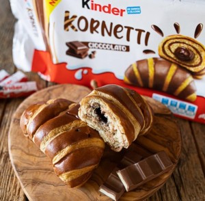 Rogaliki Kinder Kornetti czekoladowe