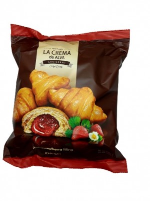 ROGALIKI Z NADZIENIEM TRUSKAWKOWYM 210G